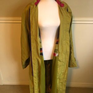 Vintage Pizzaz Nylon Full Length Wind Breaker